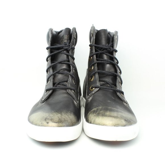 Timberland A135B Glastenbury DISTRESSED Brown/Black Leather Boots size 7.5 M ANB - Picture 4 of 4